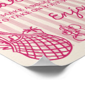 オフマーケット 手描き ブライダルシャワー 花バー ポスター (角)