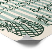 オフマーケット 手描き ブライダルシャワー 花バー ポスター (角)