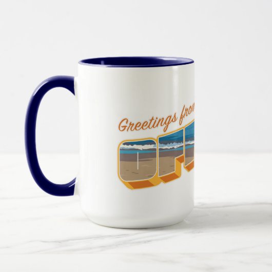 オフラインからの挨拶 マグカップ (左)