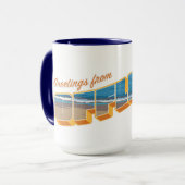 オフラインからの挨拶 マグカップ (正面左)