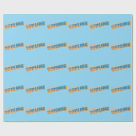 オフラインからの挨拶 ラッピングペーパー