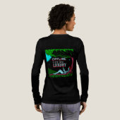オフラインこそ贅沢 トライブレンドTシャツ (背面全体)