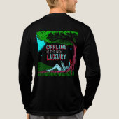 オフラインこそ贅沢 トライブレンドＴシャツ (背面)
