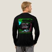 オフラインこそ贅沢 トライブレンドＴシャツ (背面全体)