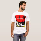 オフラインこそ贅沢 Tシャツ (正面フル)