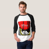 オフラインこそ贅沢 Tシャツ (正面フル)