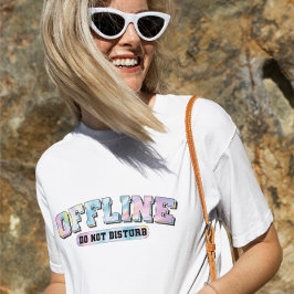 オフラインで邪魔しない，ビーチ，夏休み Tシャツ