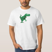 オフラインの恐竜Tシャツ 面白いデザイン Tシャツ (正面)