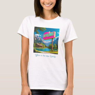 オフラインは新しいラグジュアリー Tシャツ