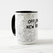 オフラインは新しいリッチ マグカップ (正面左)