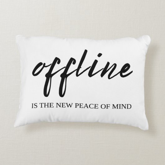 オフラインは新しい安心感 アクセントクッション (裏面)