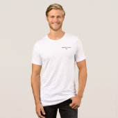 オフラインは贅沢 - ミニマリストな美意識 トライブレンドTシャツ (正面全面)