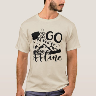 オフラインへ Tシャツ