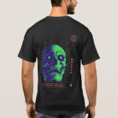 オフラインモードバーコードTシャツミニマル- & Eutiful Tシャツ (裏面)
