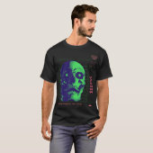 オフラインモードバーコードTシャツミニマル- & Eutiful Tシャツ (正面フル)
