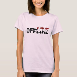 オフライン平和 – 女性の基本Tシャツ Tシャツ