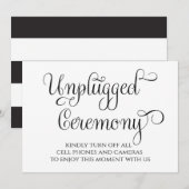 オフライン式場看板招待状 招待状 (正面/裏面)