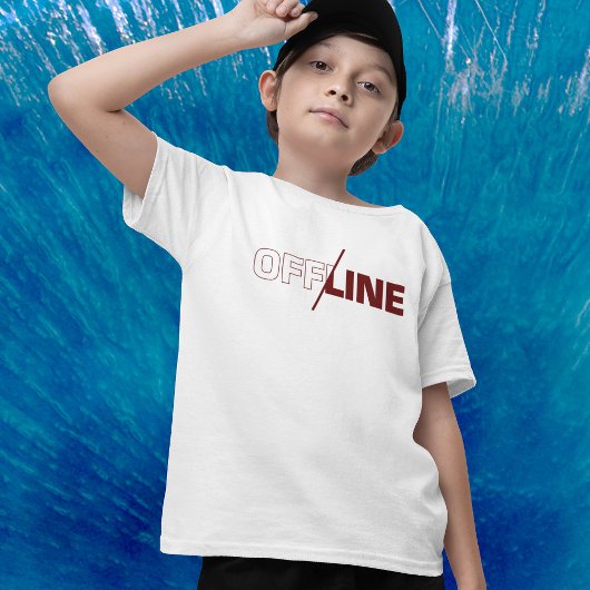 オフライン |ギークユーモアTシャツ Tシャツ