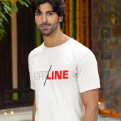 オフライン |ギークユーモアTシャツ Tシャツ