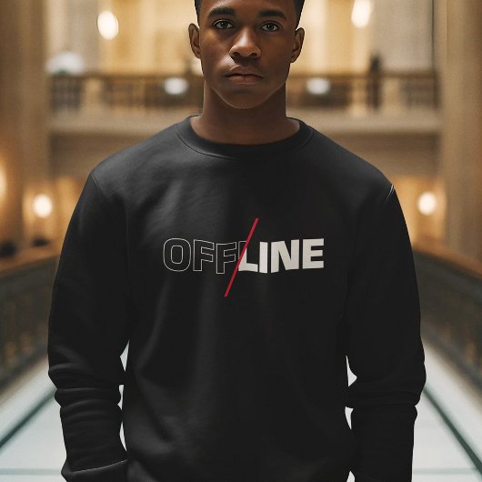 オフライン |ギーク体液スウェットシャツ スウェットシャツ