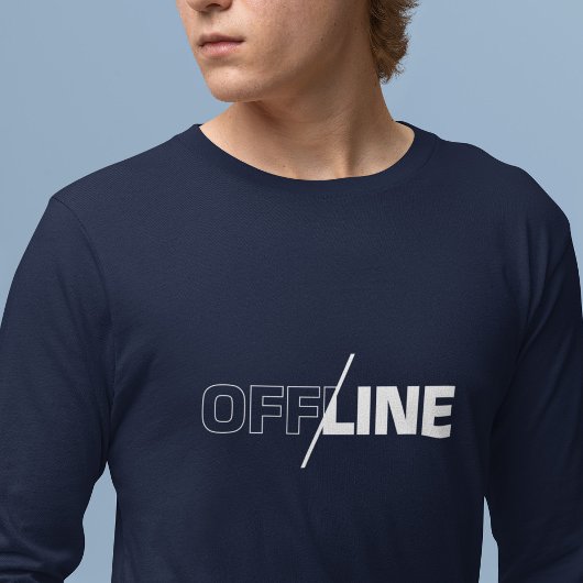 オフライン|ギーク ユーモア Tシャツ