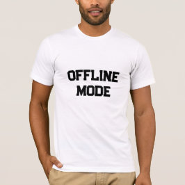 オフライン モード Tシャツ