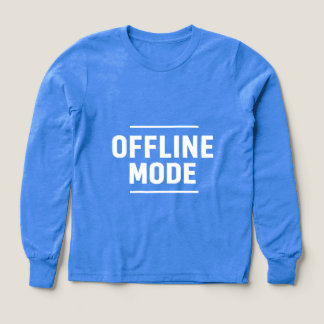 オフライン モード Tシャツ デザイン