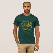 オフライン・ラグジュアリーTシャツ: 静寂の中に平穏を見つける Tシャツ (正面フル)