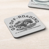 オフロおもしろいード引用文はセラピーより安い コースター (左側)