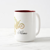 オフロードのモットクロス ツートーンマグカップ (正面右)