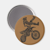 オフロードのモト マグネット (正面/裏面)