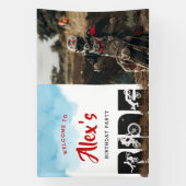 オフロードアドベンチャーディルトバイクモトクロスデイウェルカム 横断幕 (縦)