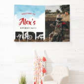 オフロードアドベンチャーディルトバイクモトクロスデイウェルカム 横断幕 (インサイチュ)