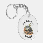 オフロードカーアドベンチャーキーチェーン キーホルダー (正面左)