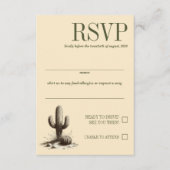 オフロードキャニオン結婚カップル 出欠カード (正面)