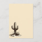 オフロードキャニオン結婚カップル 出欠カード (裏面)