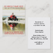 オフロードクォード-スポーツの行為4x4の写真 名刺 (正面/裏面)