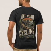 オフロードサイクリング ヴィンテージマウンテン Tシャツ (裏面)