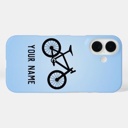 オフロードサイクリング – 独自の名前を持つマウンテンバイク Case-Mate iPhoneケース (裏面 (横))