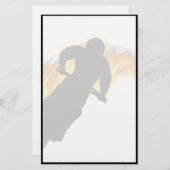 オフロードダートバイク(炎あり) 便箋 (正面/裏面)