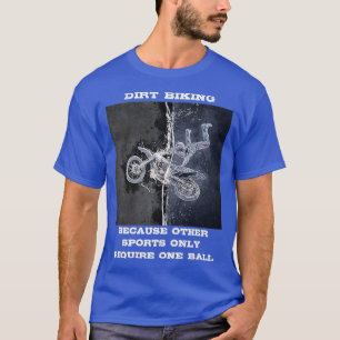 オフロードバイク モトクロス エンデューロ ライダー 面白くてかっこいい Tシャツ