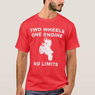 オフロードバイクTシャツ - 限界なんてない Tシャツ