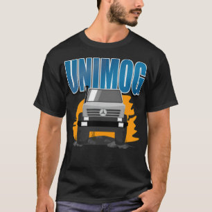 オフロードユニモグ地形フィットネスおもしろいラマの贈り物 Tシャツ