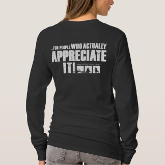 オフロードレディース-白によって印刷される前部及び背部 Tシャツ