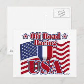オフロードレーシングUSA ポストカード (正面/裏面)