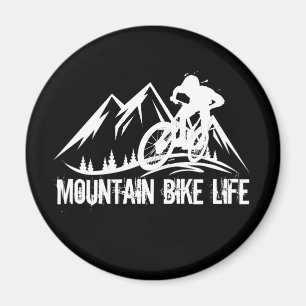 オフロード山のサイクリング生活 マグネット