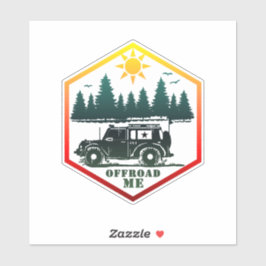 オフロード私の荒野 シール