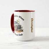 オフロード車アドベンチャーマグ マグカップ (正面左)