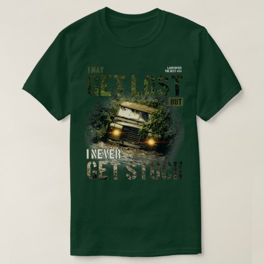 オフロード車4x4ドライブ2 tシャツ (デザイン正面)