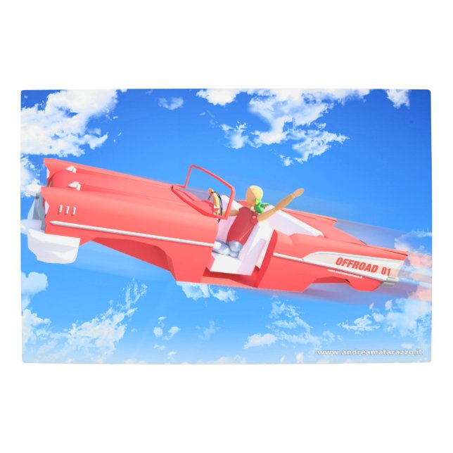 オフロード01 メタルプリント (正面)